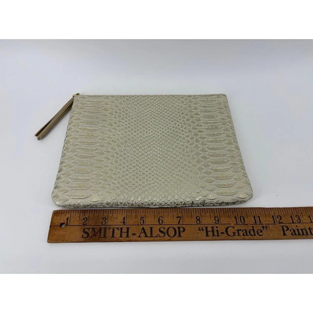 Stella & Dot Clutch Gold Envelope Bag Wristlet, Phone/Money Holder